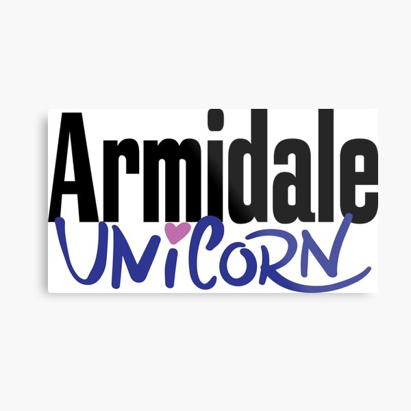 Armidale Unicorn New South Wales Australia Raised Me Metal Print
