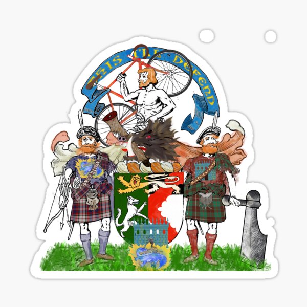 Item preview, Custom Arms, designed to order with supporters, crest and other elements. designed and sold by salemkingofarms.