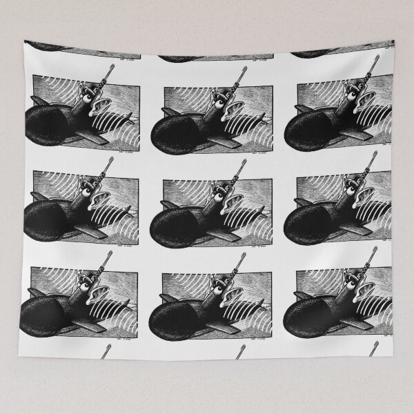 Item preview, Daryl B. Enos Fundraiser - Submarine Sonar Ears Drawing Illustration Navy designed and sold by ARE416.