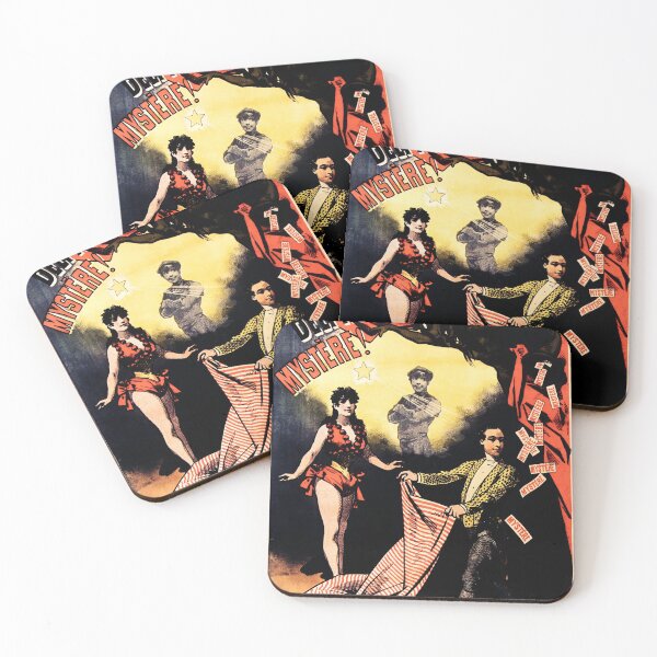 Item preview, 1889 Paris Delprade Mystere! Substitution Vintage Magic Performances Poster designed and sold by retroposters.