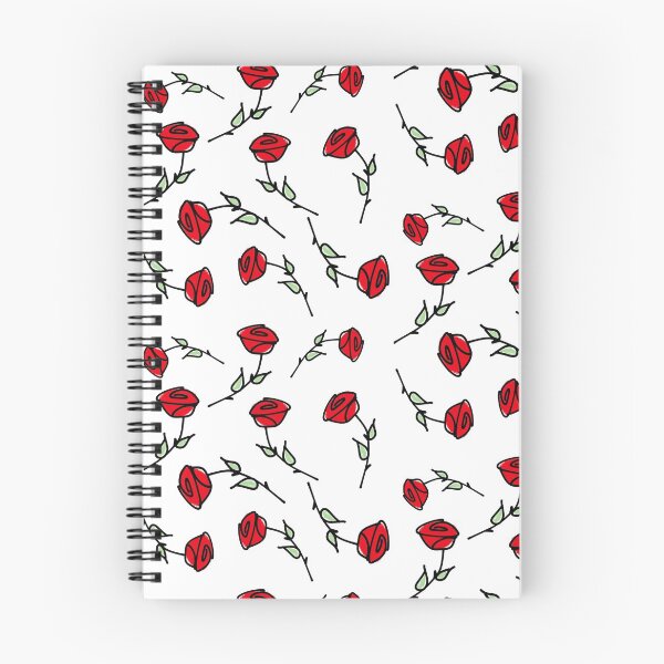 Item preview, Pretty red rose doodles / whimsical roses designed and sold by TheDoodleFairy.