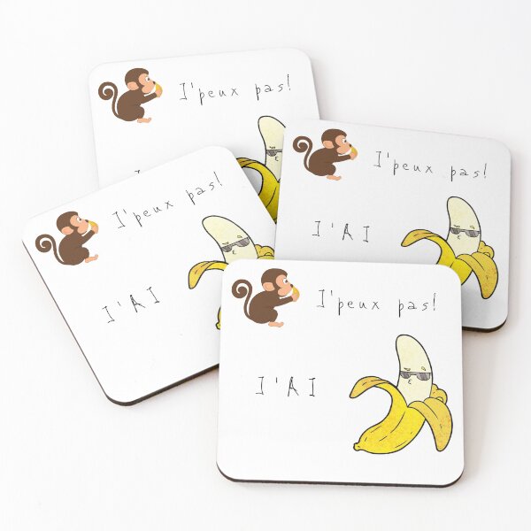 Item preview, I can't, I've got a banana. designed and sold by ZAMSHOP972.