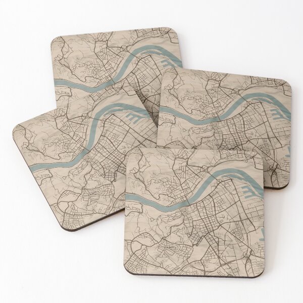 Item preview, Mapa de Linz Sepia designed and sold by CPTVDesign.