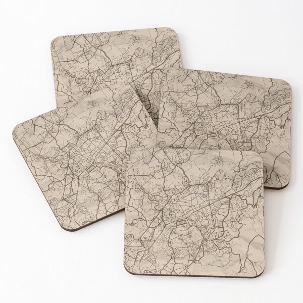Item preview, Braga Sepia Map designed and sold by CPTVDesign.