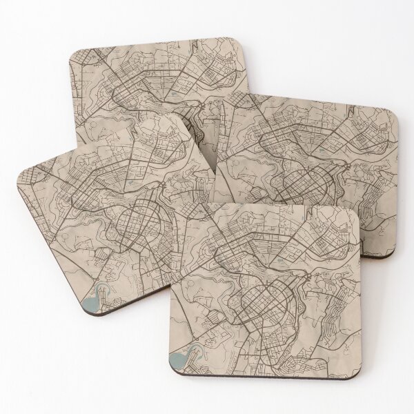 Item preview, Yerevan Sepia Map designed and sold by CPTVDesign.
