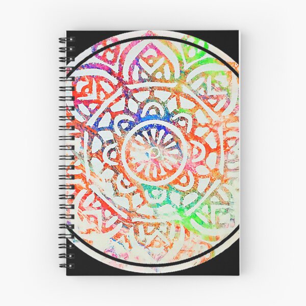 Item preview, Rainbow Mandala designed and sold by BirdsongAndBear.