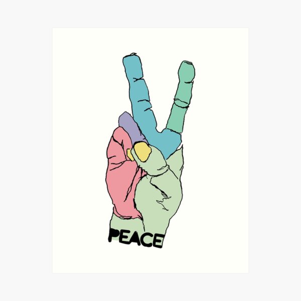 Peaces Art Print