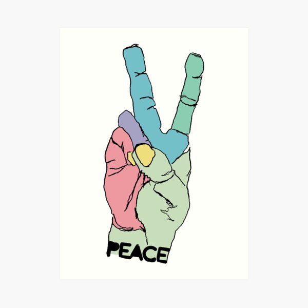 Peaces Art Print