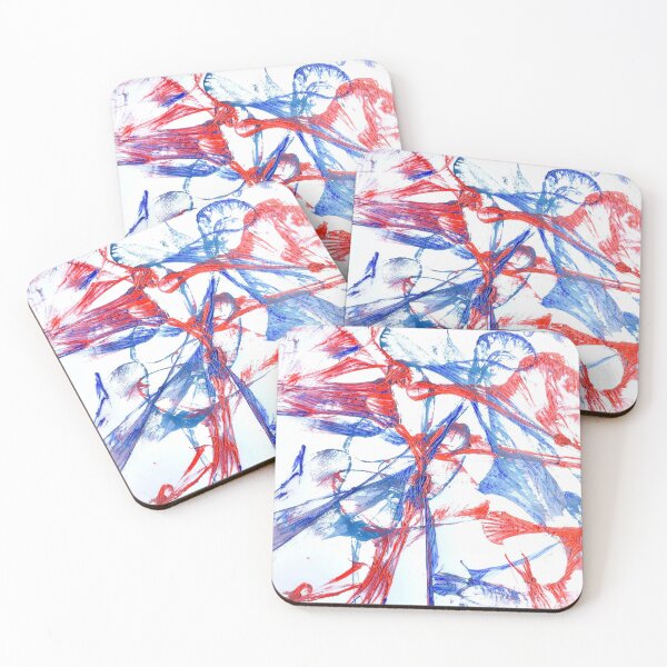Item preview, Red White and Blue Abstract designed and sold by Jennifer Guajardo.