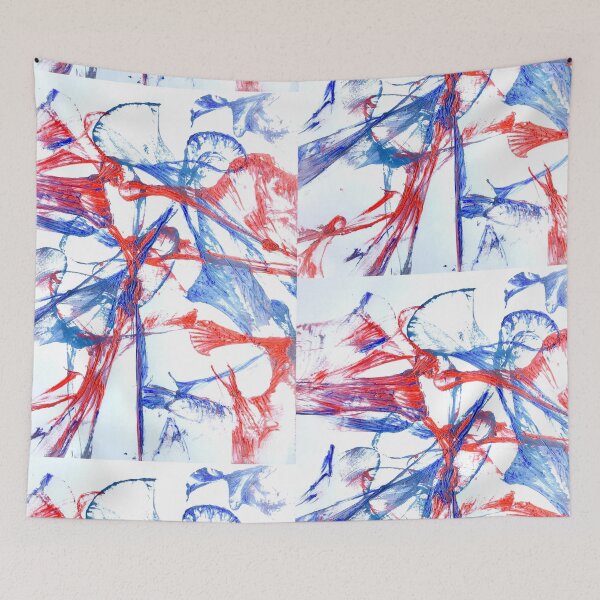 Item preview, Red White and Blue Abstract designed and sold by Jennifer Guajardo.