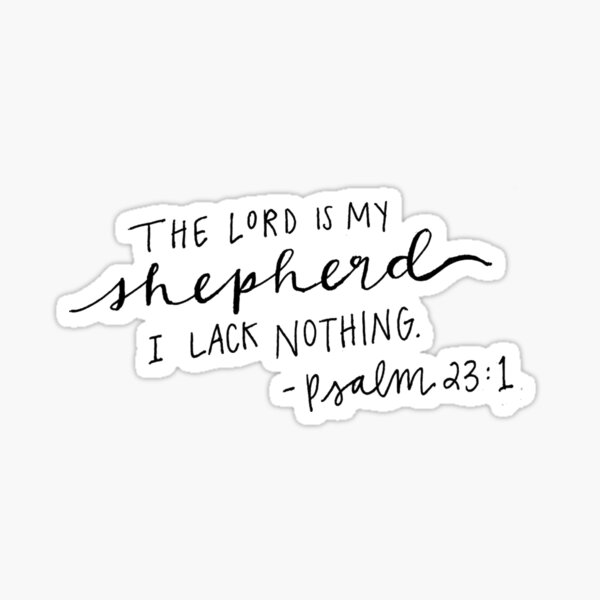 SALMO 23 EM INGLÊS - PSALM 23 