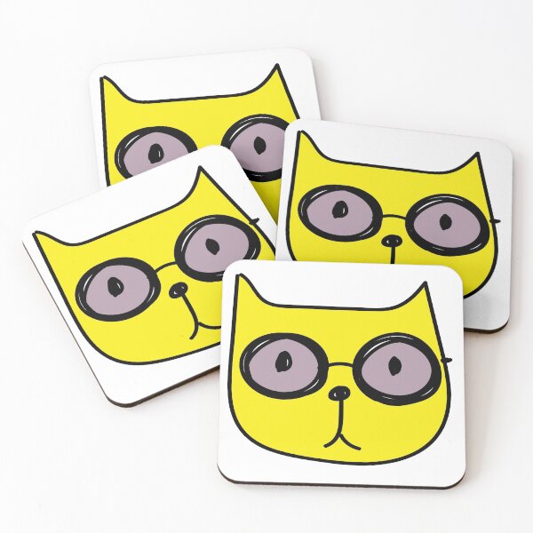 Item preview, Cat With Glasses  designed and sold by Noui Barka.