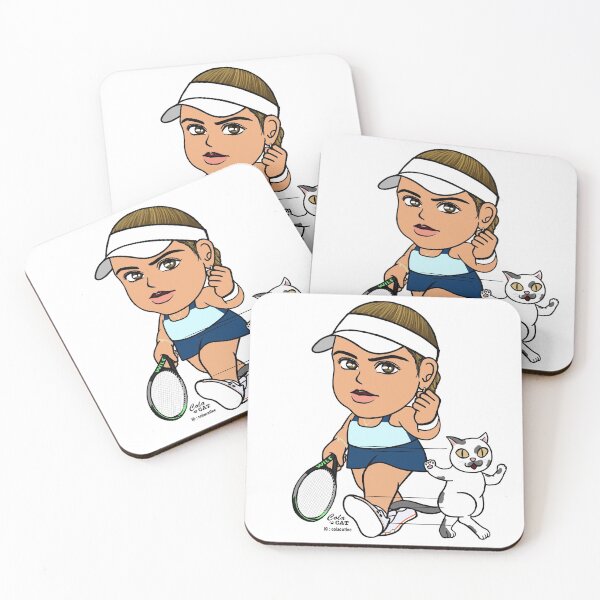 Item preview, Jelena Ostapenko gato foto bumb designed and sold by Colacatlee.