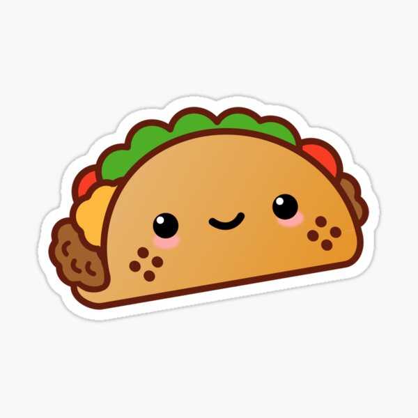 Happy Taco Sticker