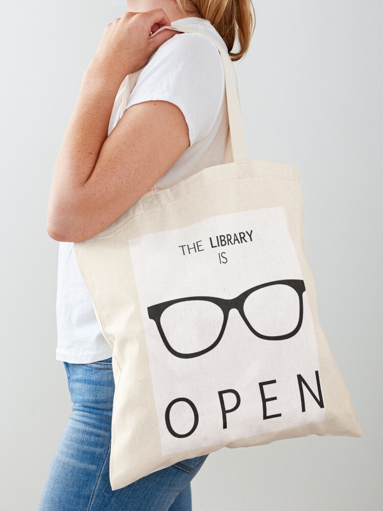 open tote bag