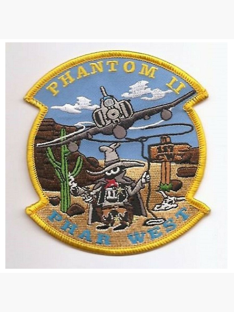 F-4 Phantom Spooky Phantom II PHAR WEST Patch Sticker Art Board Print