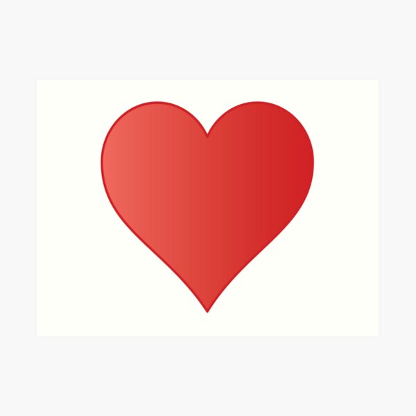 Symbol: Herz, heart #symbol #herz #heart Art Print