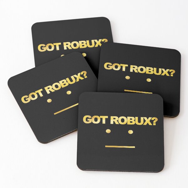 Roblox Robux Coasters Redbubble - roblox pack robux