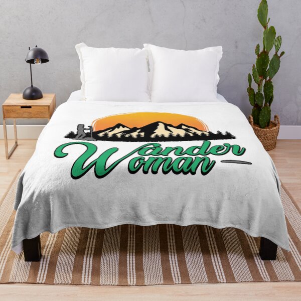 Item preview, Wander woman forest hike woman mountains gift designed and sold by redshirtz.
