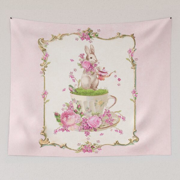 Item preview, Bunny Rabbit Tea Party designed and sold by Wendy Paula Patterson.