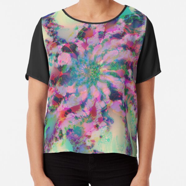 Fractalize Chiffon Top