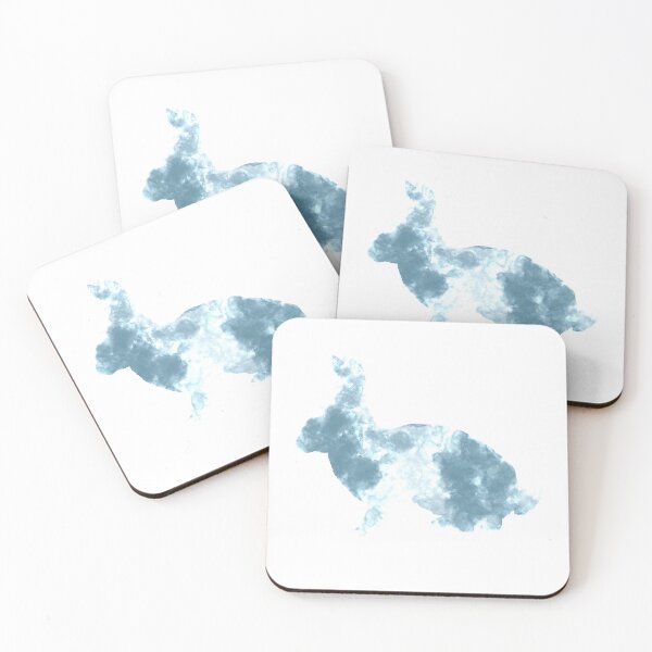 Item preview, Rabbit Blue Watercolour designed and sold by Georgia Hamilton.