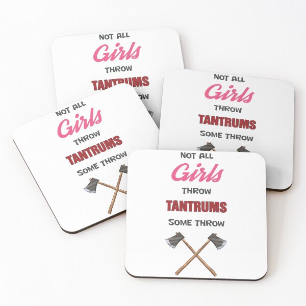 Item preview, Axe Throwing Not All Girls Throw Tantrums Some Throw Axes Light designed and sold by funnierthanthou.