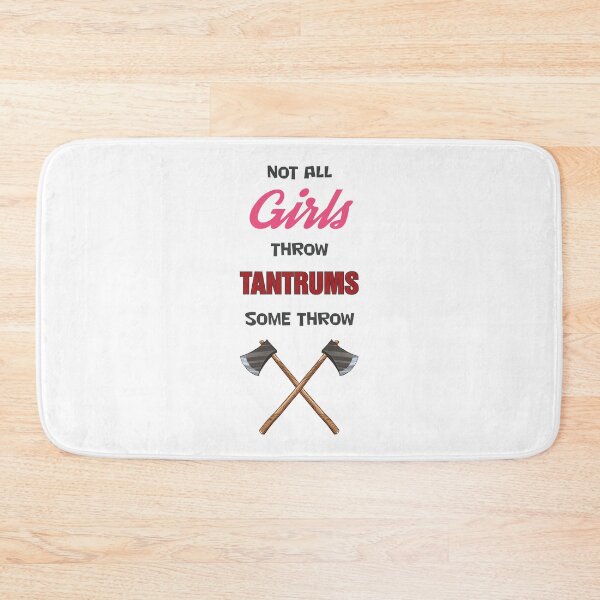 Item preview, Axe Throwing Not All Girls Throw Tantrums Some Throw Axes Light designed and sold by funnierthanthou.