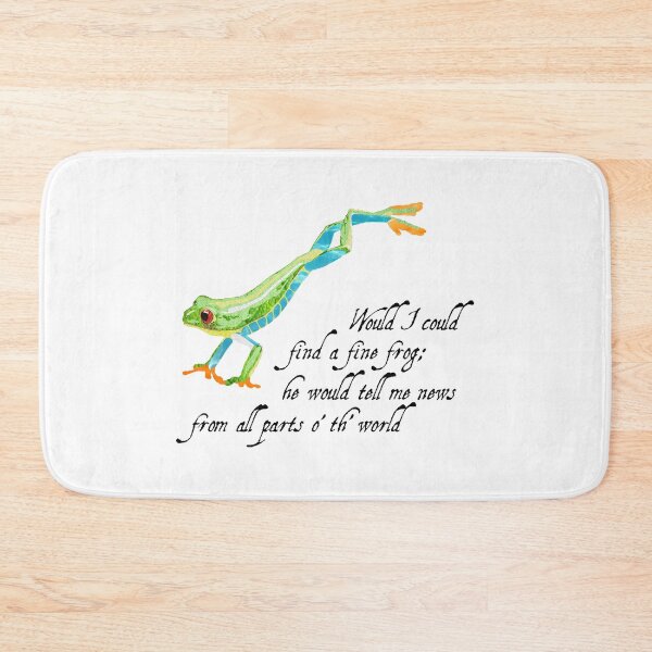 Item preview, Frog - Shakespeare Quote - Laudea Martin designed and sold by Laudea Martin.