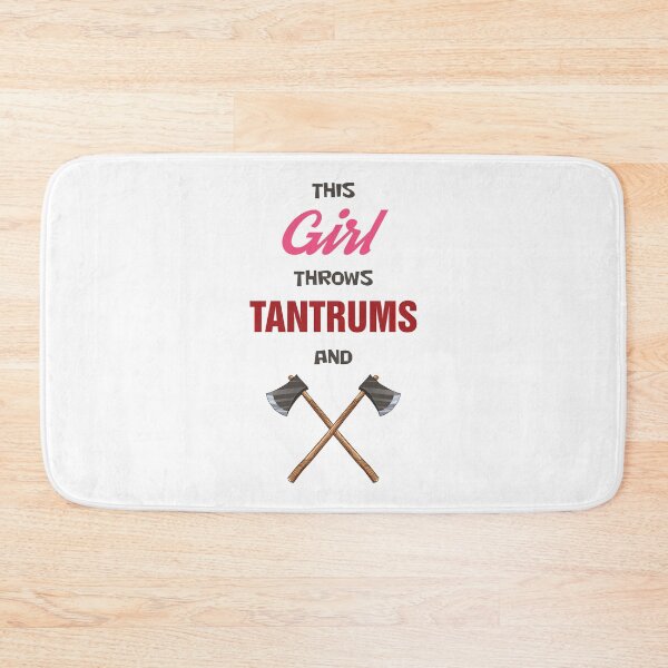 Item preview, Axe Throwing This Girl Throws Tantrums And Axes Light designed and sold by funnierthanthou.