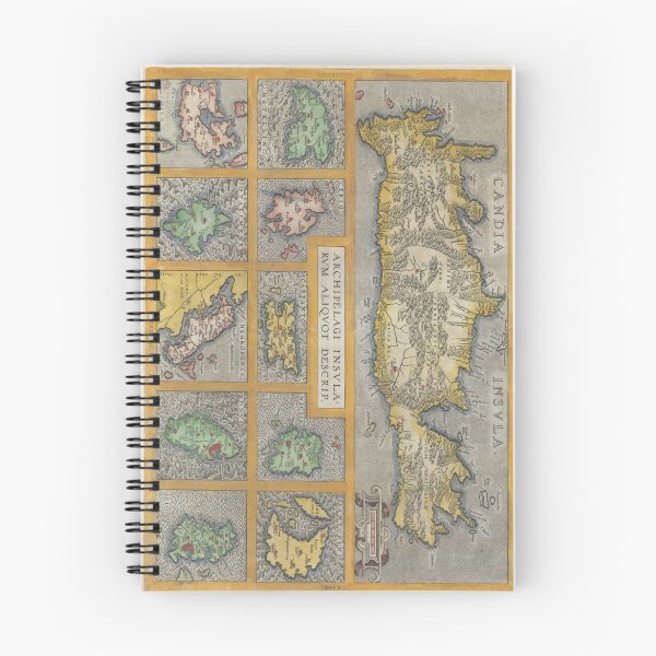 Item preview, Vintage Map of The Islands of Greece (1584) designed and sold by BravuraMedia.