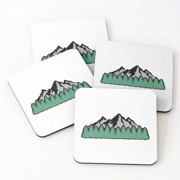 Item preview, forest and mountains hike nature hike gift designed and sold by redshirtz.