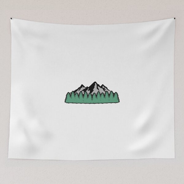 Item preview, forest and mountains hike nature hike gift designed and sold by redshirtz.
