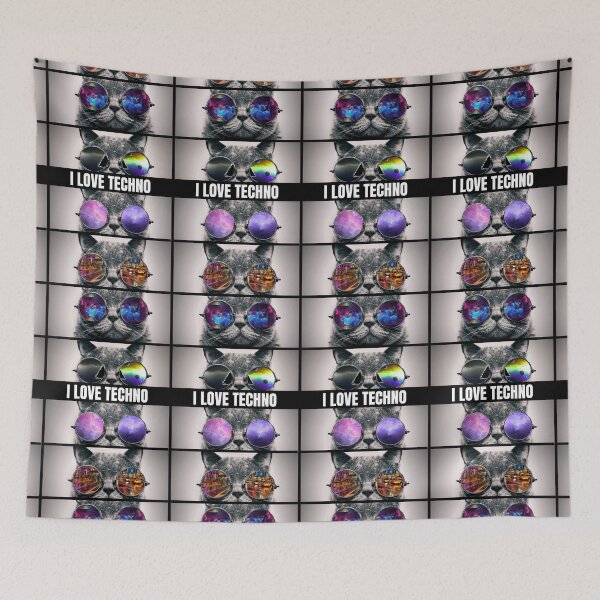 Item preview, Techno Cat designed and sold by Aldvin Gomes.