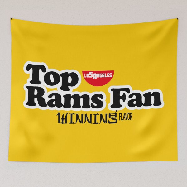 Item preview, Top Rams Fan - Black and White designed and sold by Ramheart.