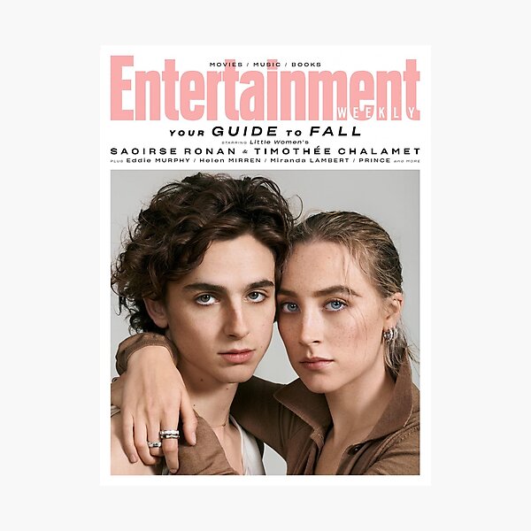 timothee chalamet and saoirse ronan Photographic Print