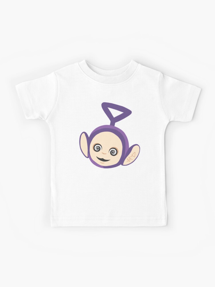 Tinky Winky Kids T Shirt By Alexbubblegum Redbubble - tinky winky shirt roblox