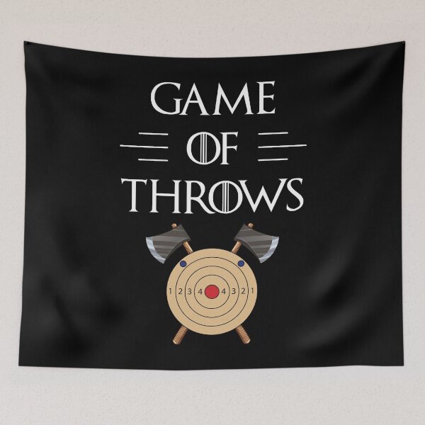 Item preview, Axe Throwing Game Of Throws Dark designed and sold by funnierthanthou.