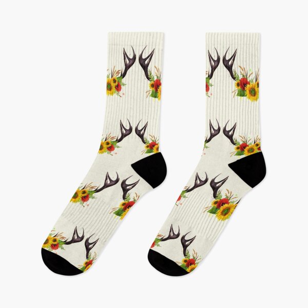 Item preview, Antlers and flowers designed and sold by Jelena Slijepcevic.