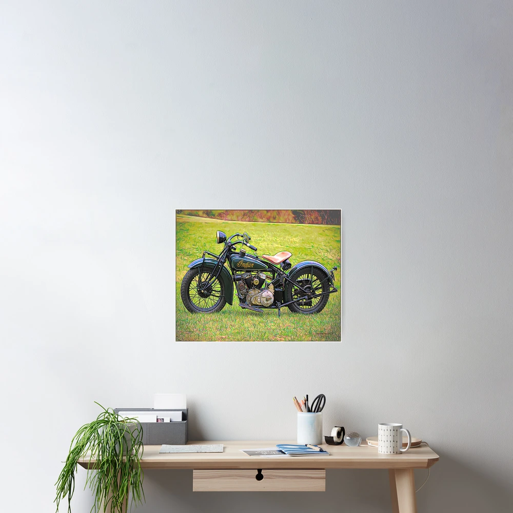 Vintage Indian Motorcycle - Circa 1930