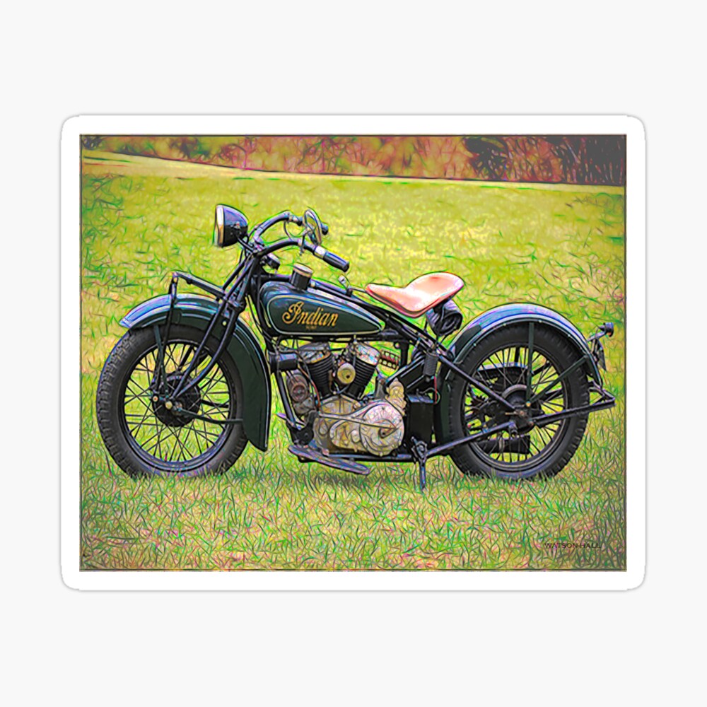 【the-beatles1962 】INDIAN MOTAR CYCLE Indian Scout 1962 Burt Munro - Suber Factory