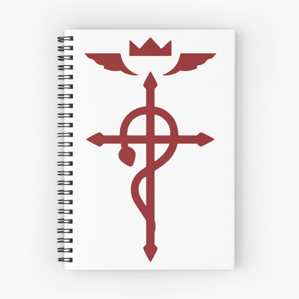 Artikelvorschau, Fullmetal Alchemist – Flamel (rot – weißer Hintergrund) entworfen und verkauft von ASTlogo.