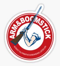 Arm&Boomstick The standard of survival Sticker