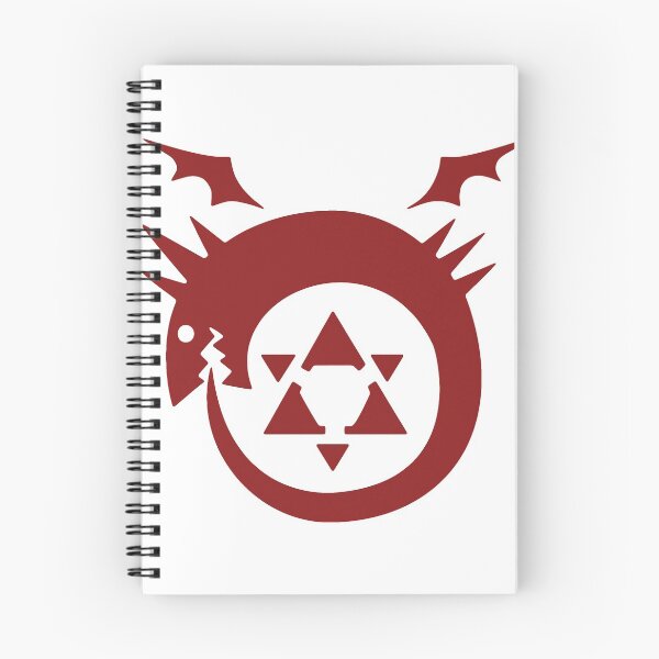 Item preview, Fullmetal Alchemist - Ouroboros (red - white background) designed and sold by ASTlogo.