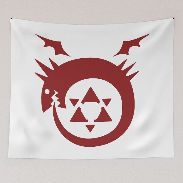 Item preview, Fullmetal Alchemist - Ouroboros (red - white background) designed and sold by ASTlogo.
