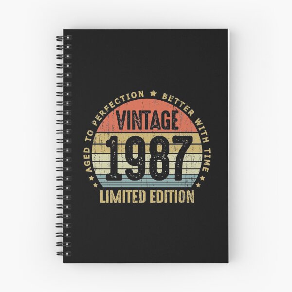 Artikelvorschau, Vintage 1987 Better With Time Born in 1987 33th Birthday Gift 33 Years Old entworfen und verkauft von BlueShop.
