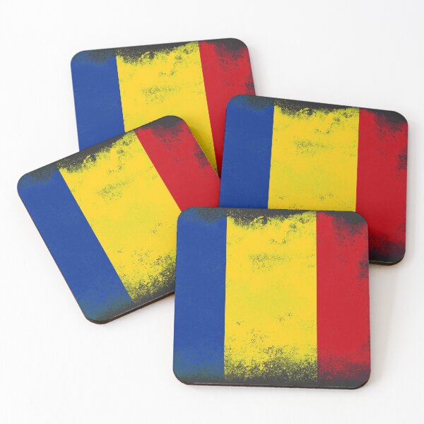 Item preview, Romania and Moldova flag designed and sold by psychoshadow.