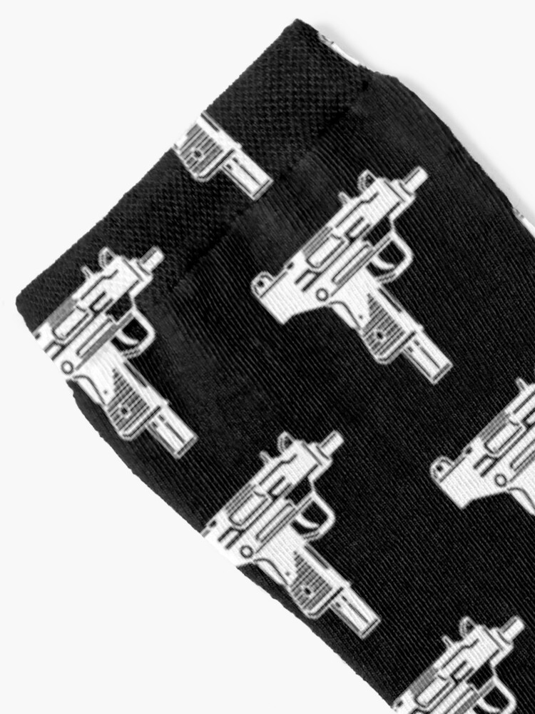 Machine GUN White Socks