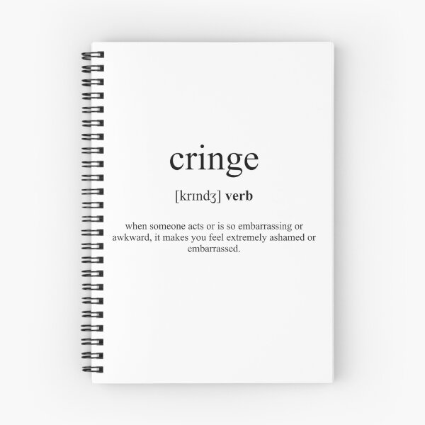 Item preview, Cringe Definition | Dictionary Collection designed and sold by Designschmiede.