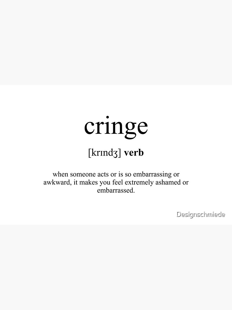 cringe-definition-dictionary-collection-coffee-mug-for-sale-by